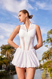 11NIL ROME 'JORJA' MESH BUBBLE DRESS