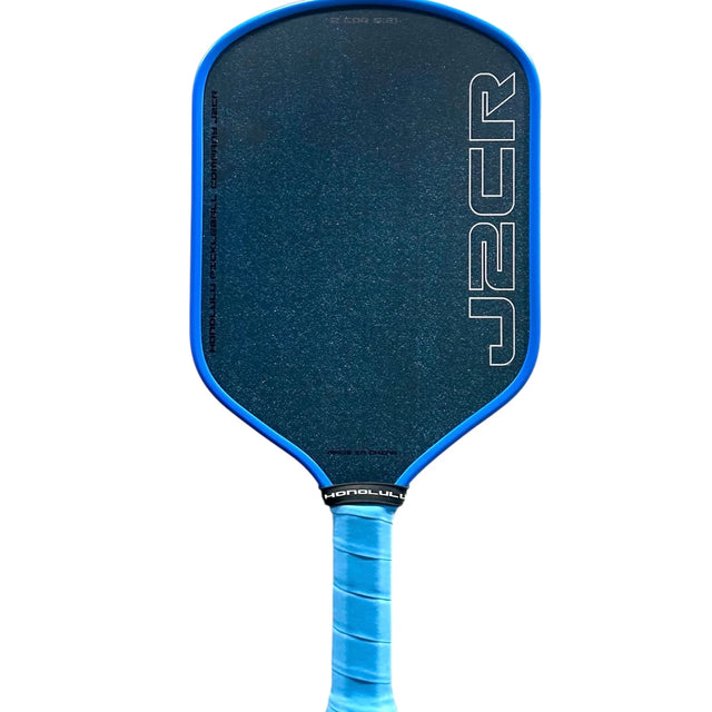 Honolulu J2CR Crystal Blue - 6.0" Extended Handle Pickleball Paddle