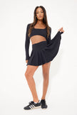 11NIL Sydney Pleated Skirt - Black
