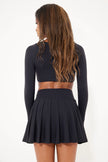 11NIL Sydney Pleated Skirt - Black